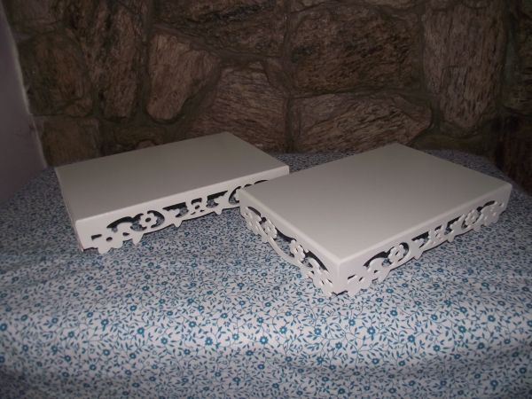 Kit com 2 bandejas retangulares